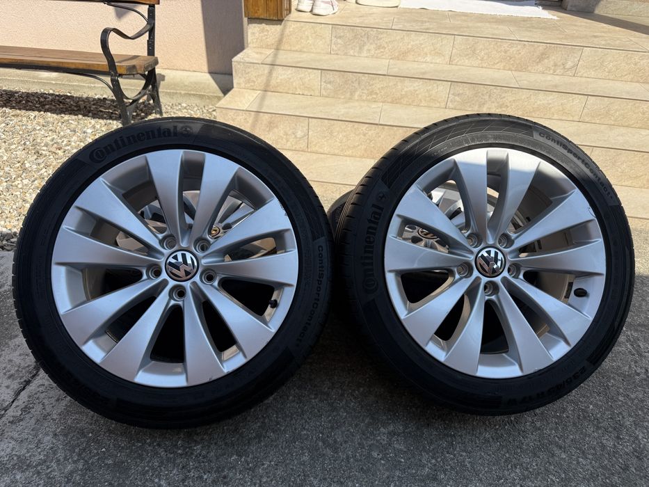 Vand jante originale VW 17" 5x112 - Continental