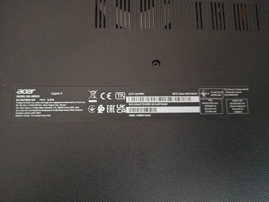 Лаптоп Acer Aspire 3