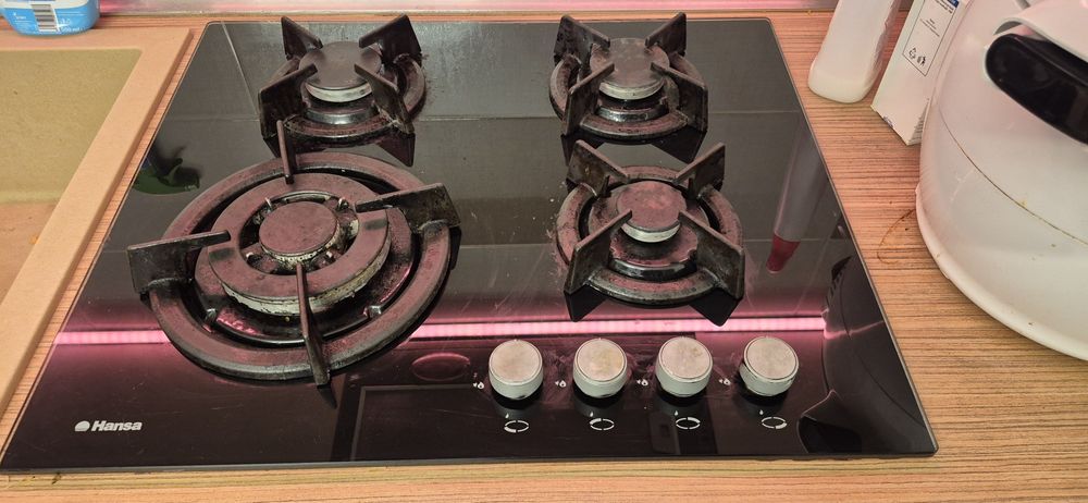 Plita incorporabila Hansa BHGI63112035, 60 cm, Gaz, 4 arzatoare