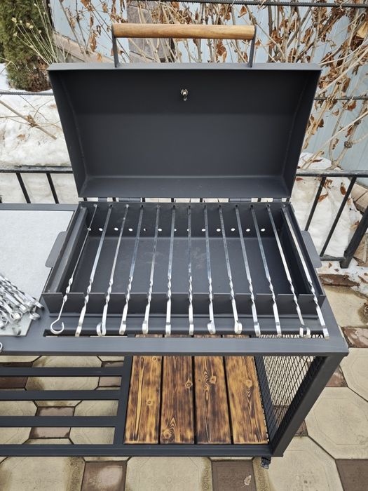 Мангал/гриль с решеткой барбекю