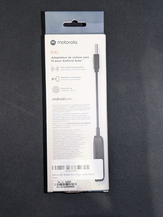 Motorola MA1 (wireless Android auto adapter)