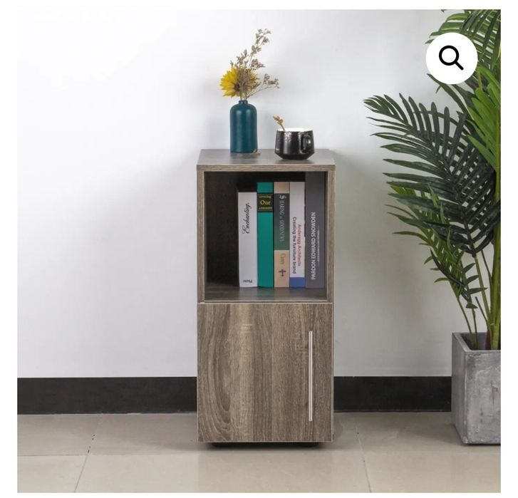 Нощно шкафче – височина 64 см – цвят кафяв орех, светъл дъб, сив дъб