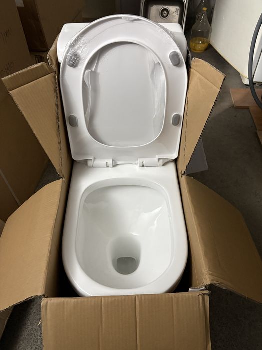 Моноблок с вградено казанче и задно оттичане