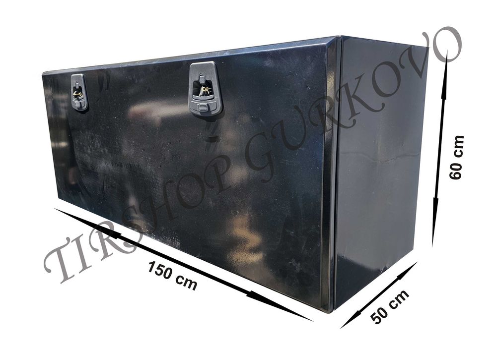 Метална кутия сандък за камиони бусове  ремаркета прахово боядисани