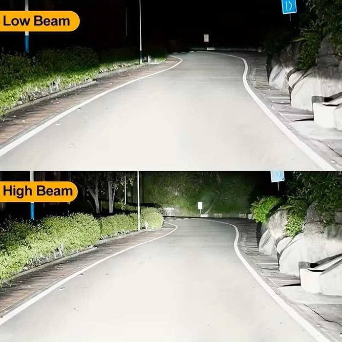 H7 Turbo LED крушки за фарове – 22000LM, 6000K, 12V - 2 броя