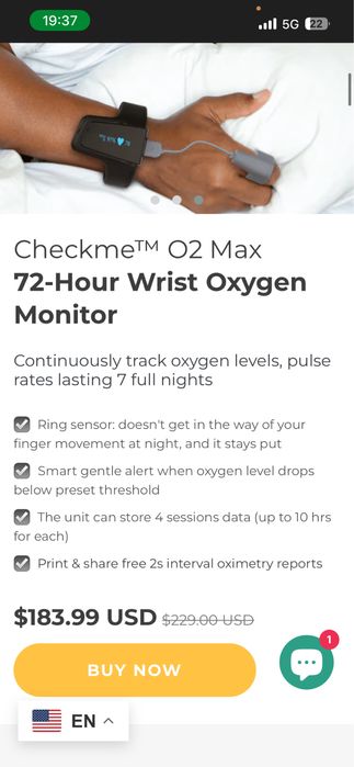 Pulsoximetru Viatom CheckMe O2