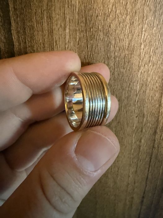 Плътен мъжки пръстен 12,72 грама тип “булгари” по 82,5евро за грам