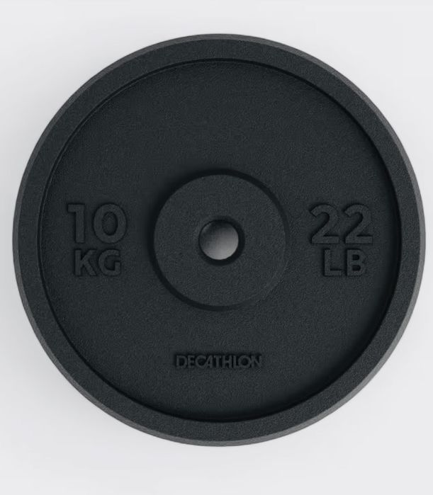 Discuri greutati fitness domyos 10 kg Decathlon