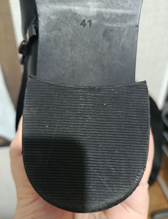 Кожаные сапоги европейка 41 р.