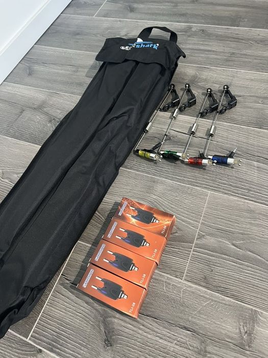 Rod Pod FULL Echipat 4 posturi EastShark + 4 Senzori SAIMINO + 4 Swing