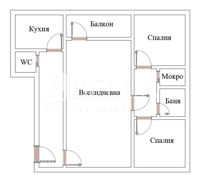 3-стаен в София-Сухата Река площ 91 цена 180000