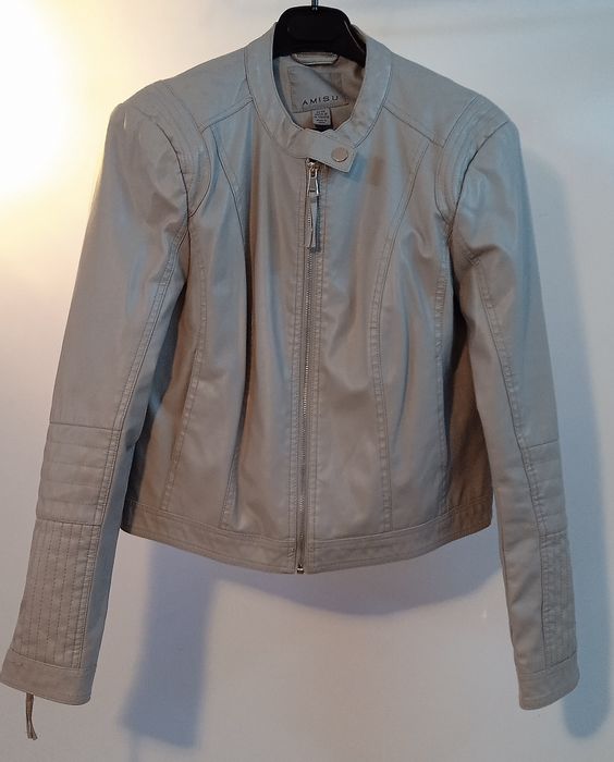 Jacheta dama primavara/toamna stil rocker, ca noua