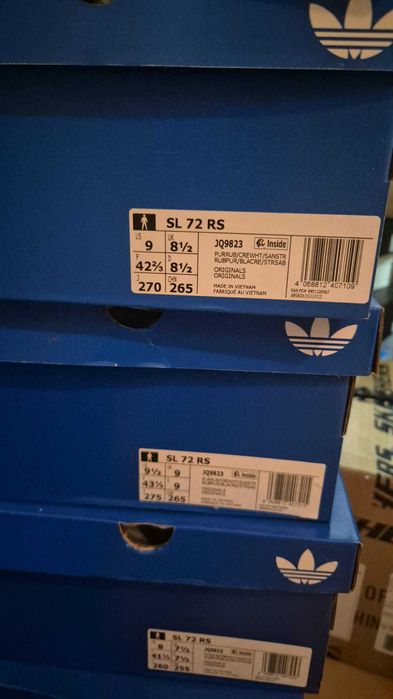 Adidas SL72 RS masura 41 1/3 , 42 2/3 , 43 1/3 originali noi in cutie