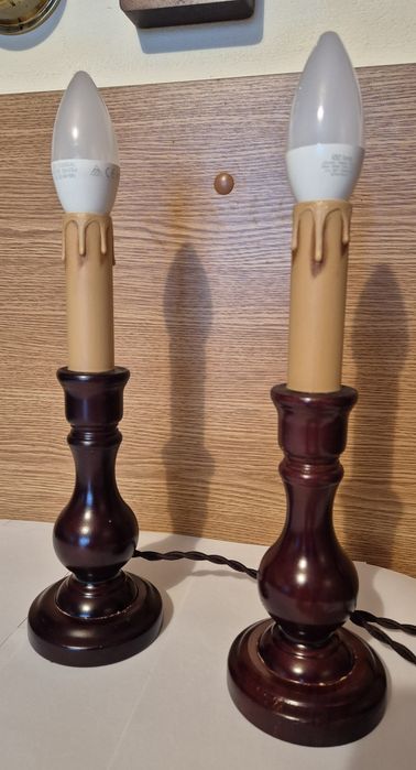 Set 2buc sfeșnice electrice tip lumânare perfect funcționale
