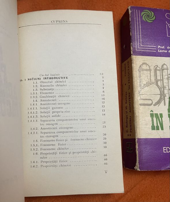 Chimie pt admitere la facultate ( vol 1-2)