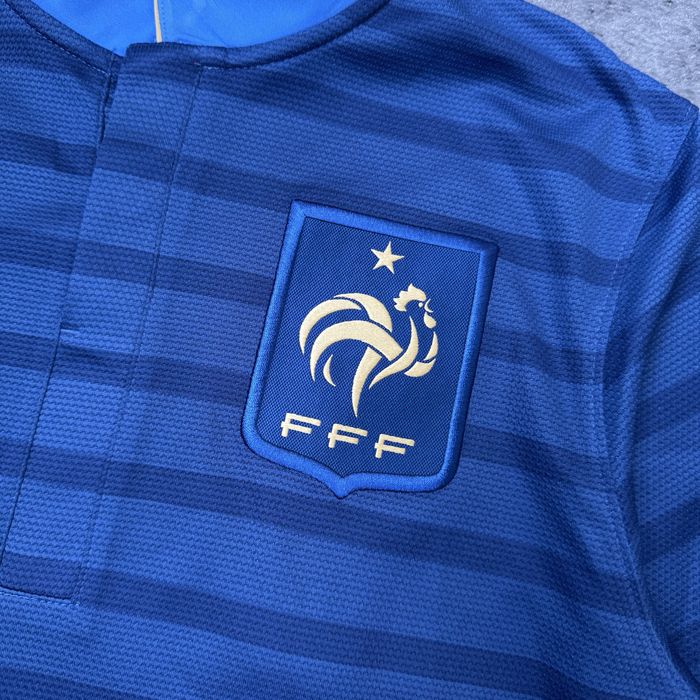 Tricou Fotbal Nike Franța FFF 2012/2013 Dri-FIT Albastru Original Mărimea S