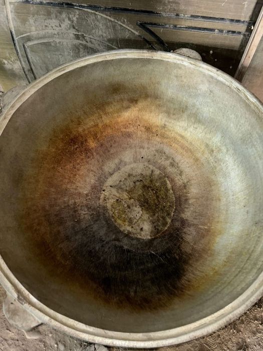 Қазан Ошақ крышкасымен