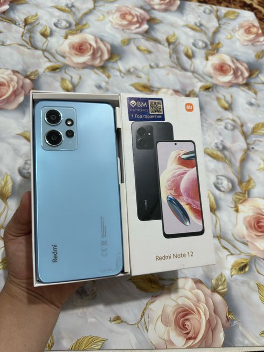 Redmi note 12 , 8/128 Gb , Karopka dakument ideal xolatda