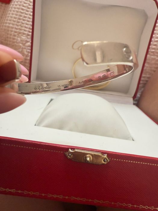 Златна гривна Cartier