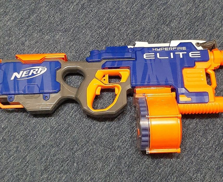 NERF Elite, Tri-Strike, Hyperfire, Distruptor,