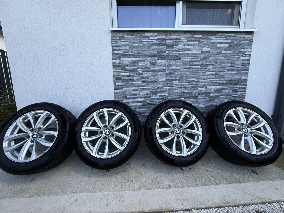 Jante BMW originale 17” 8J ET30 cu anvelope Michelin 07/24