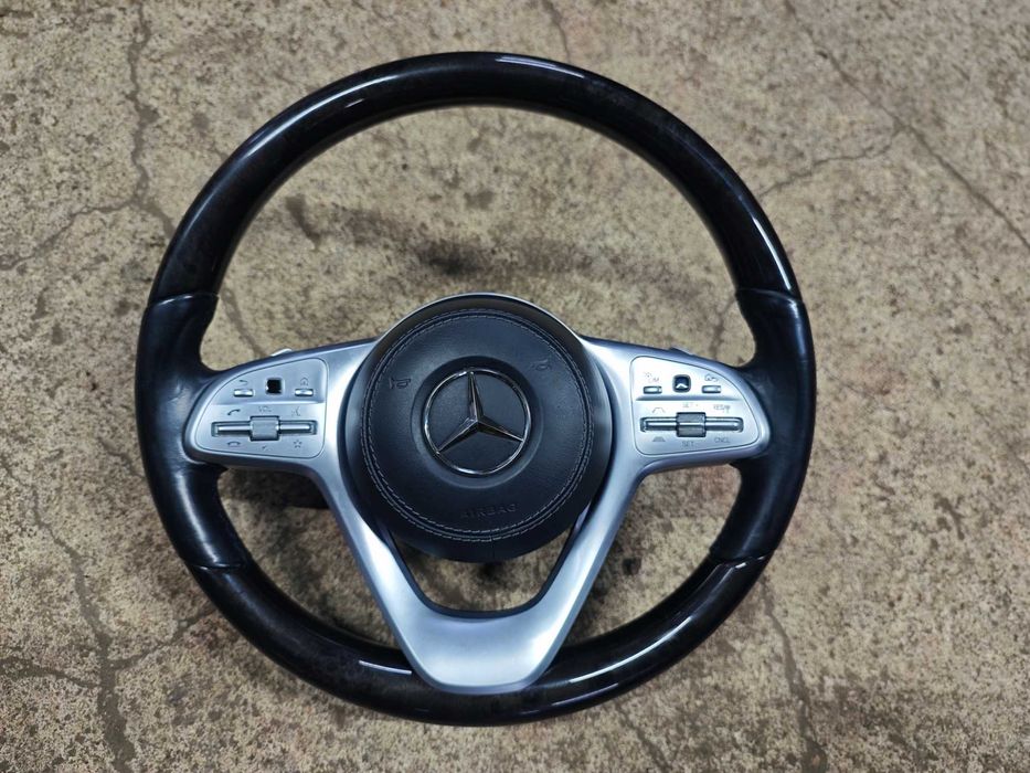 AMG махагонов волан Mercedes W222 Facelift кормило S класа Airbag