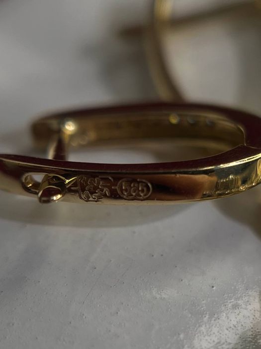 Золотые серьги/BariBarShop/0•0•24
