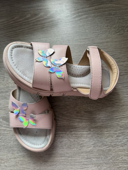 Sandale fete Baby Avus din piele, marimea 31