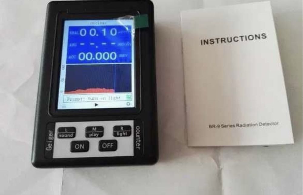 Ядрена радиация,гайгеров брояч, гамафон, дозиметър,детектор, BR9