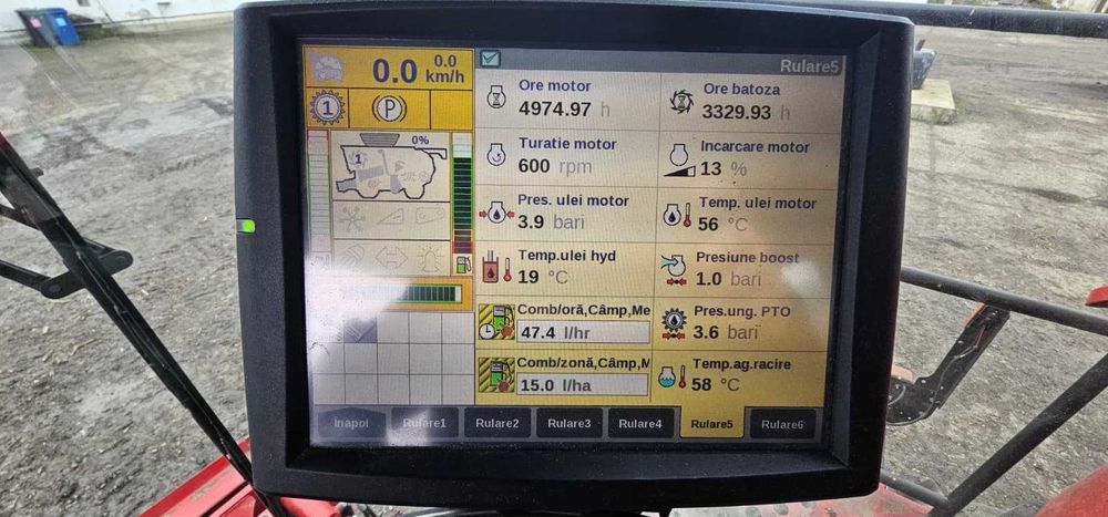 Combina Case Axial-Flow 9250 4x4heder paioase TerraFLex 3020 35 10 ,5m