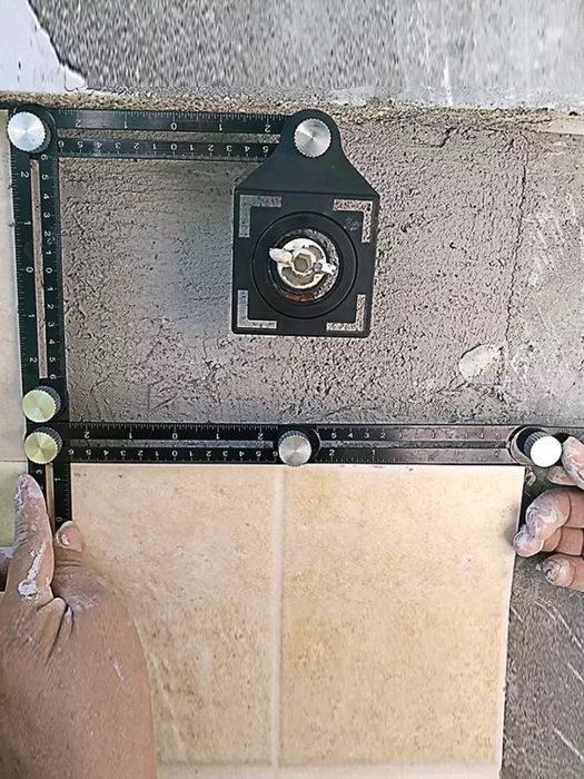 Регулируема линия с шаблон ъгломер