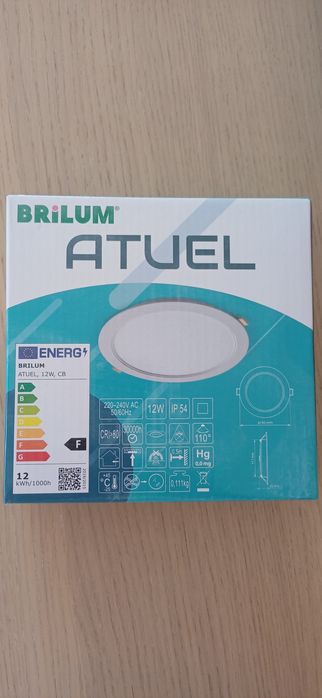 LED Лампа за окачен таван ATUEL LED 12W 230V 3000K 14,5 cм IP54