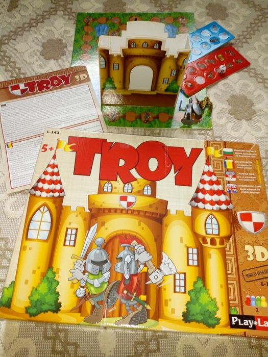 Детски настолни игри:"Троя", "Безопасност по пътищата","Боен пумпал"