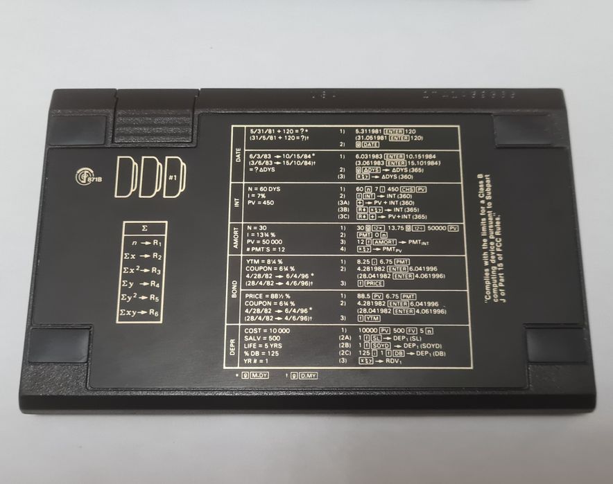 HP 12c calculator financiar made in USA