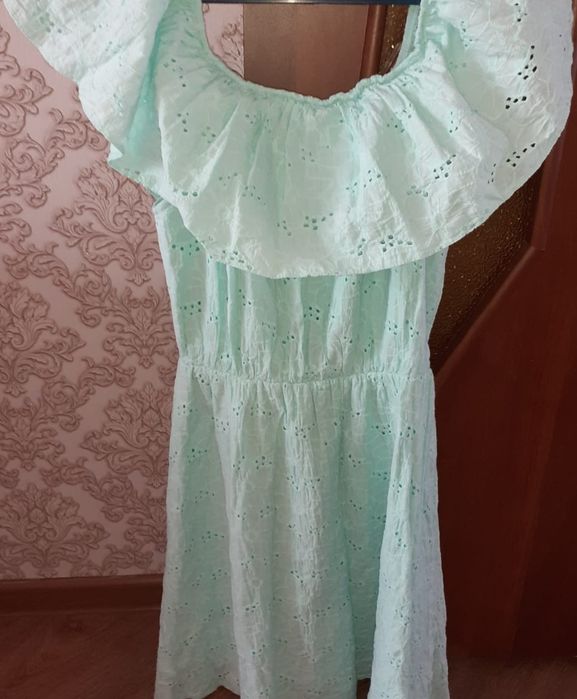 Продам летнее бирюзовое платье
