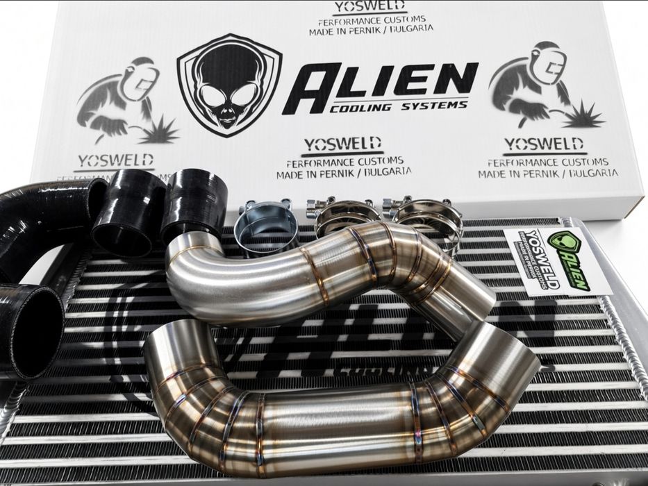 E9x M57 Intercooler full  set 600x300