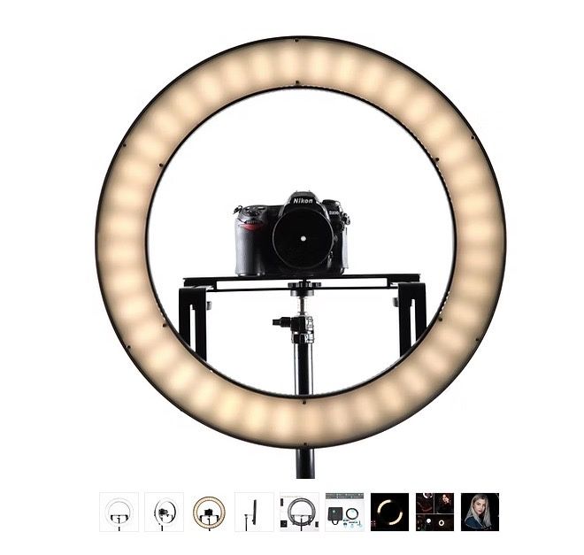 Ring Light Profesional FalconEyes Bi-Color 3200-5600