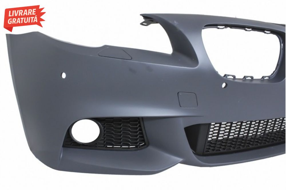 Bara Fata BMW Seria 5 F10 F11 (2011-2014) M-Technik Design cu Grile Ce