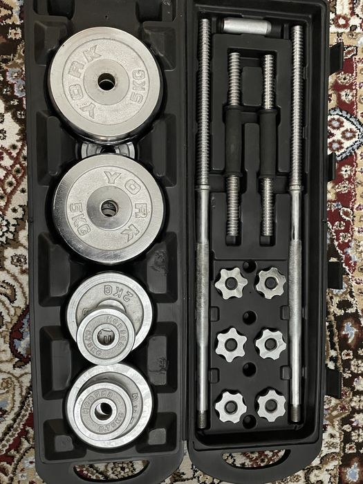 Набор  штанги и гантели
