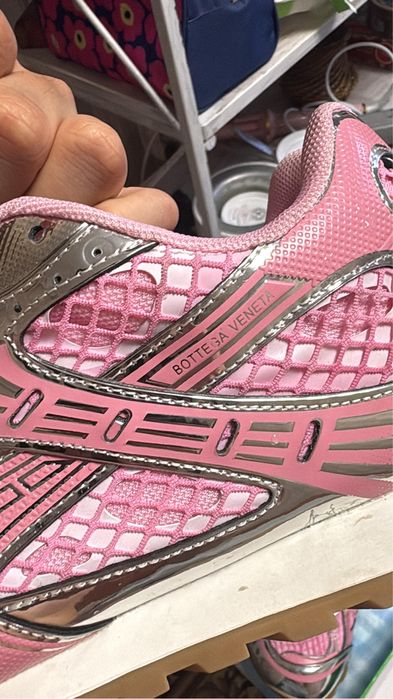 Bottega Veneta Orbit (Pink/Silver)