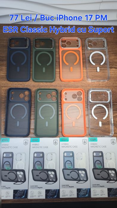 Husa iPhone 17 Pro Max si 17 ESR
