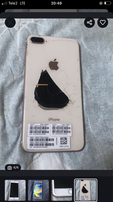 Iphone 8 plus 73%
