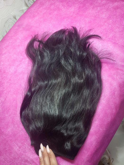 Естествена коса тъмно кафяви