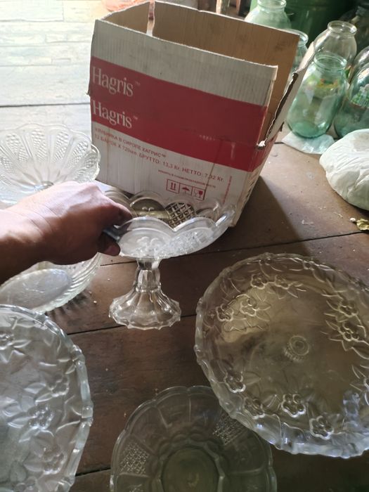 Ваза хрустальная