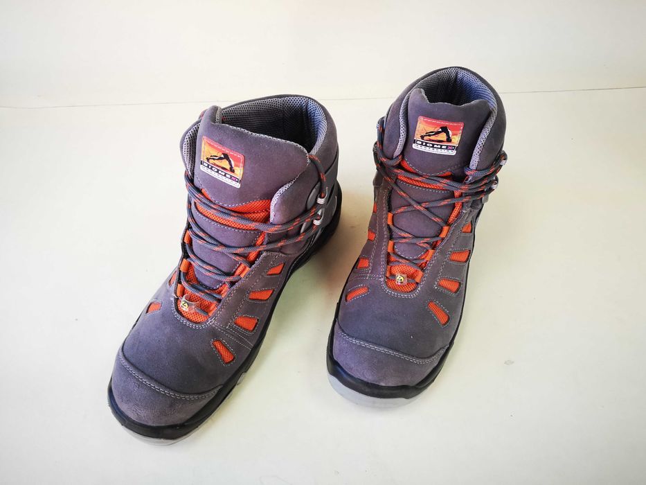 Bocanci lucru PIELE 44 45 ELTEN Protectie bombeu metalic  UVEX ca NOI