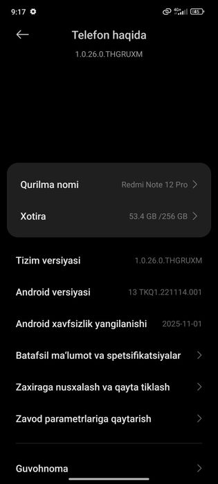 Redmi note 12 pro