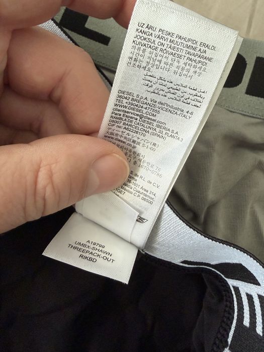 Diesel set 3 boxeri gri-negru-negru marimea L noi originali