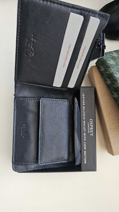 Чисто нов мъжки кожен портфейл Osprey