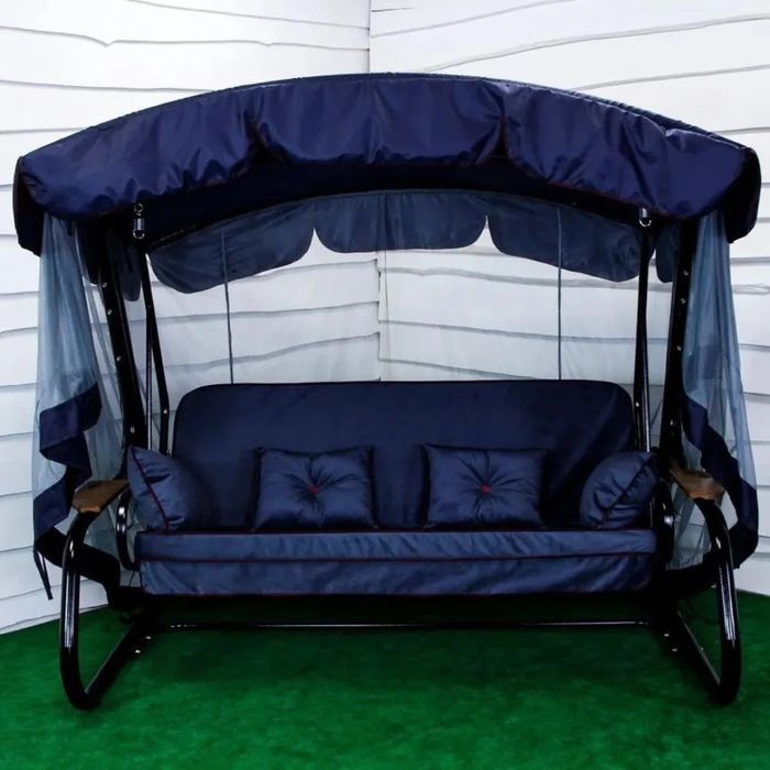 Садовые качели с москитной сеткой