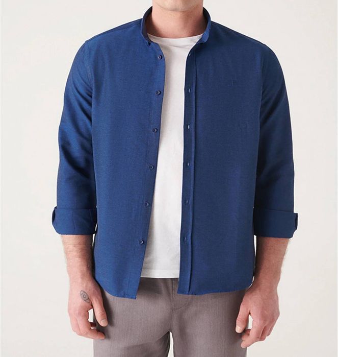 AVVA рубашка с длинным рукавом классического кроя